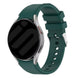 Samsung Galaxy Watch 7 - 44mm siliconen bandje perfect fit (donkergroen)