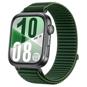 Huawei Watch Fit 5 Pro Wave Nylonarmband (Dunkelgrün)