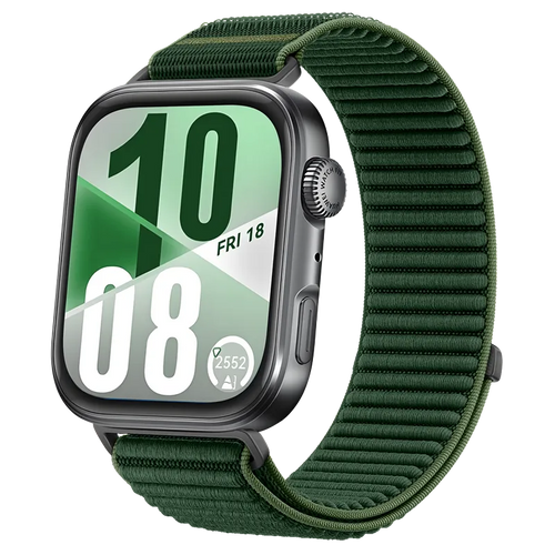 Huawei Watch Fit 5 Pro Wave Nylonarmband (Dunkelgrün)