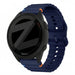 Bandz Bracelet silicone ondulé Garmin Forerunner 165 (bleu foncé)