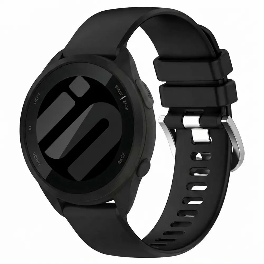 Garmin Forerunner 165 Silicone Classic Strap (Black)