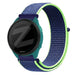 Bandz Correa nylon Loop Garmin Forerunner 165 (azul/lima)