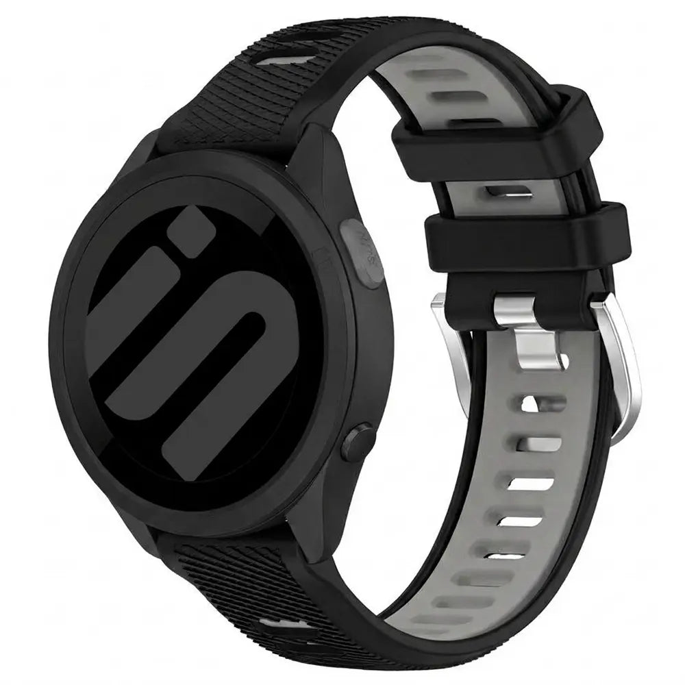 Garmin Forerunner 165 Sport Strap With Buckle (Black/Gray)