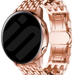 Amazfit Bip 5 draken stalen band (roségoud)