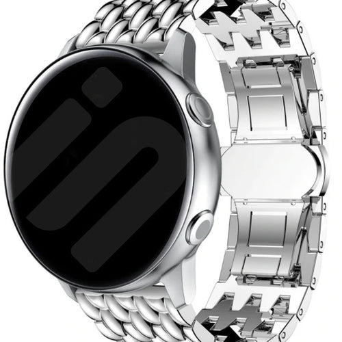 Correa acero 'Dragon' Amazfit Bip 5 (plateado)