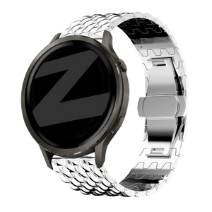 Bandz Garmin Approach J1 Stahlarmband 'Dragon' (Silber)