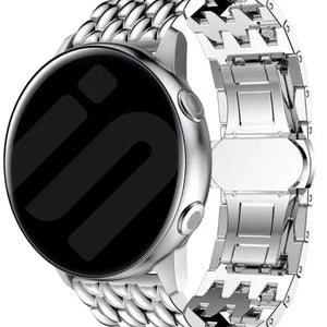Bracelet dragon acier Oppo Watch X3 (argent)