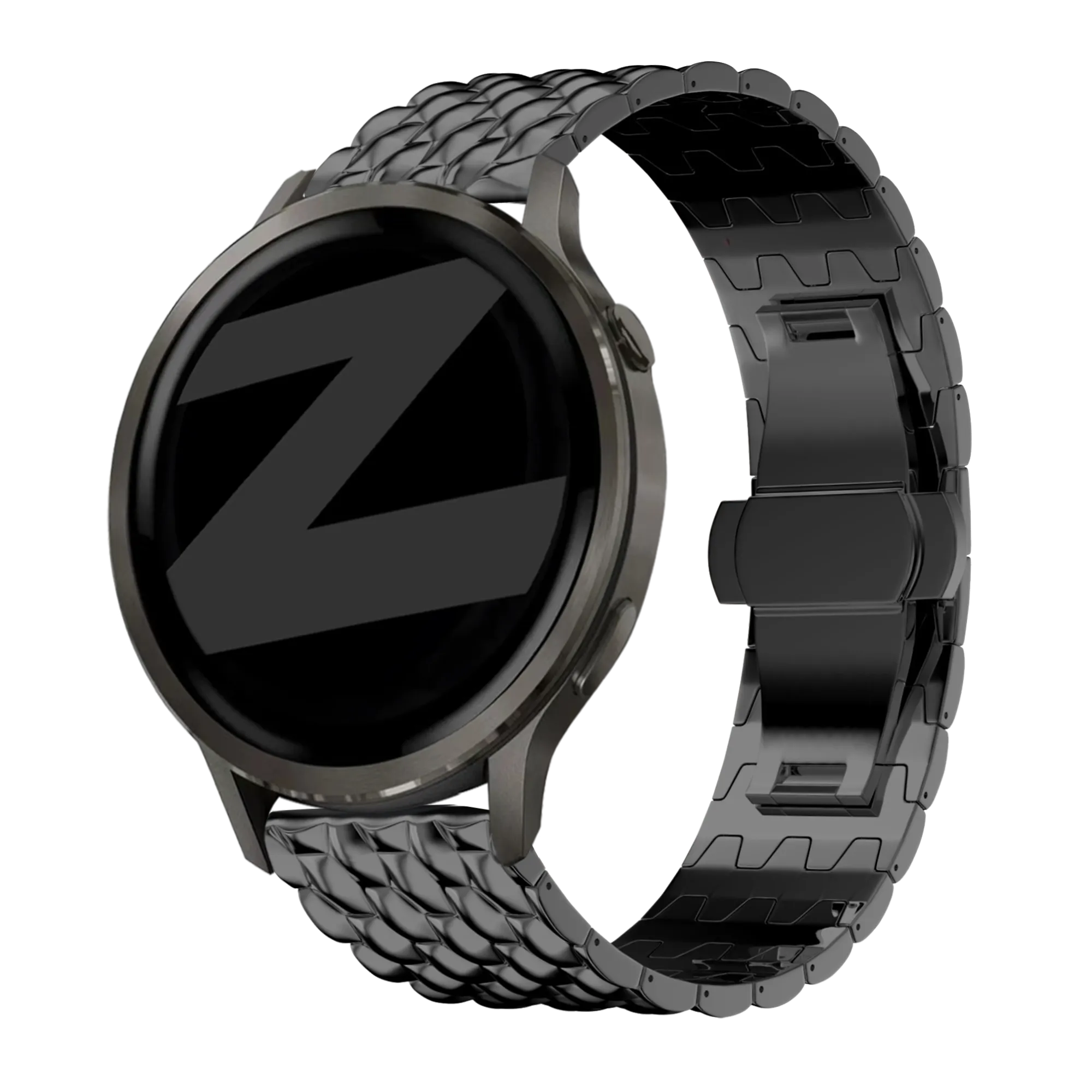 Bandz Garmin Bounce 2 Steel Strap 'Dragon' (Black)