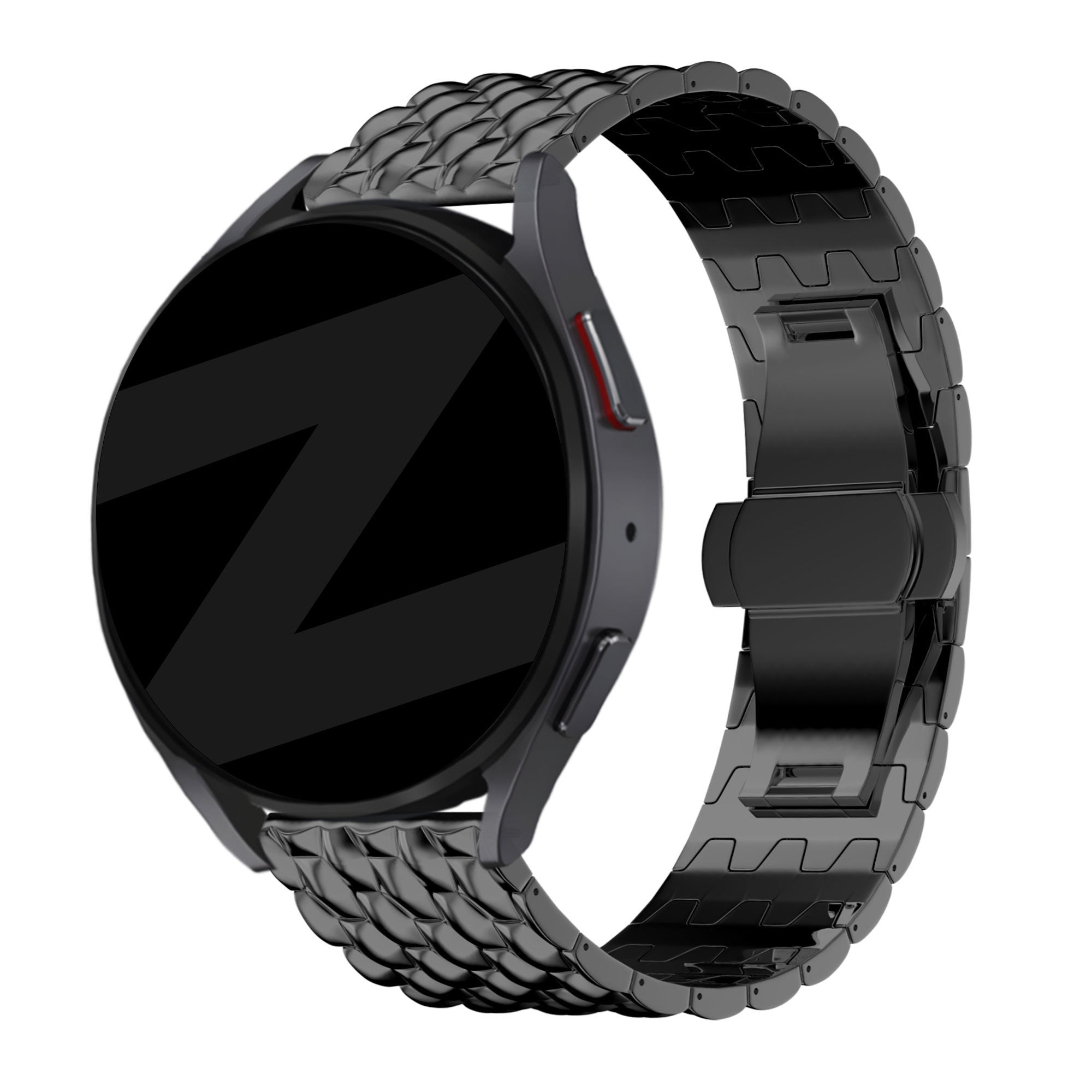 Bandz Garmin Approach S44 Stahlarmband 'Dragon' (Schwarz)
