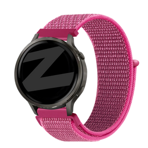 Bandz Garmin Forerunner 265s Nylon Loop Armband (Dragonfruit)