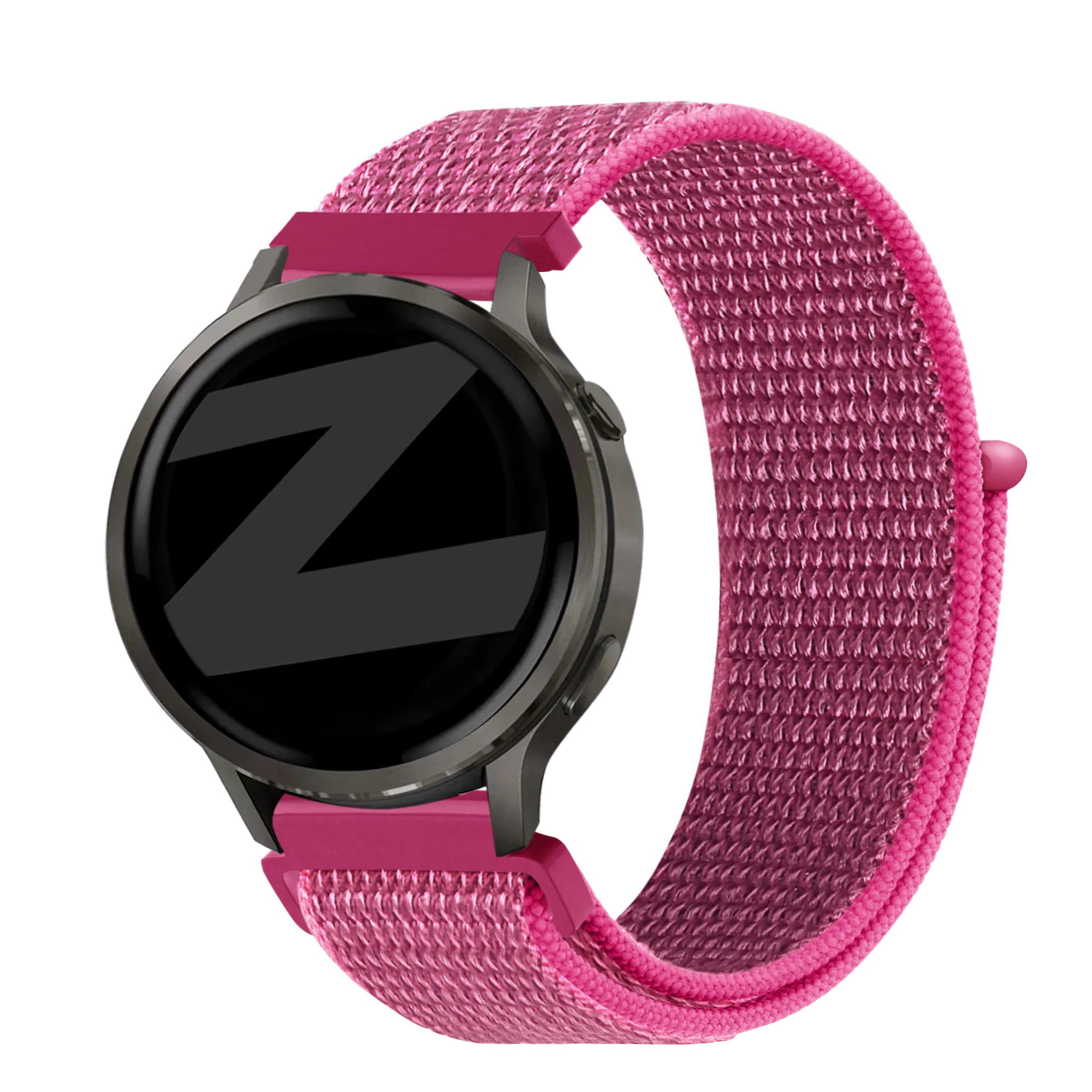 Bandz Garmin Forerunner 265s Nylon Loop Armband (Dragonfruit)