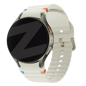 Bandz Samsung Galaxy Watch 6 - 44mm wave band 'Easy fit' (sterrenlicht)