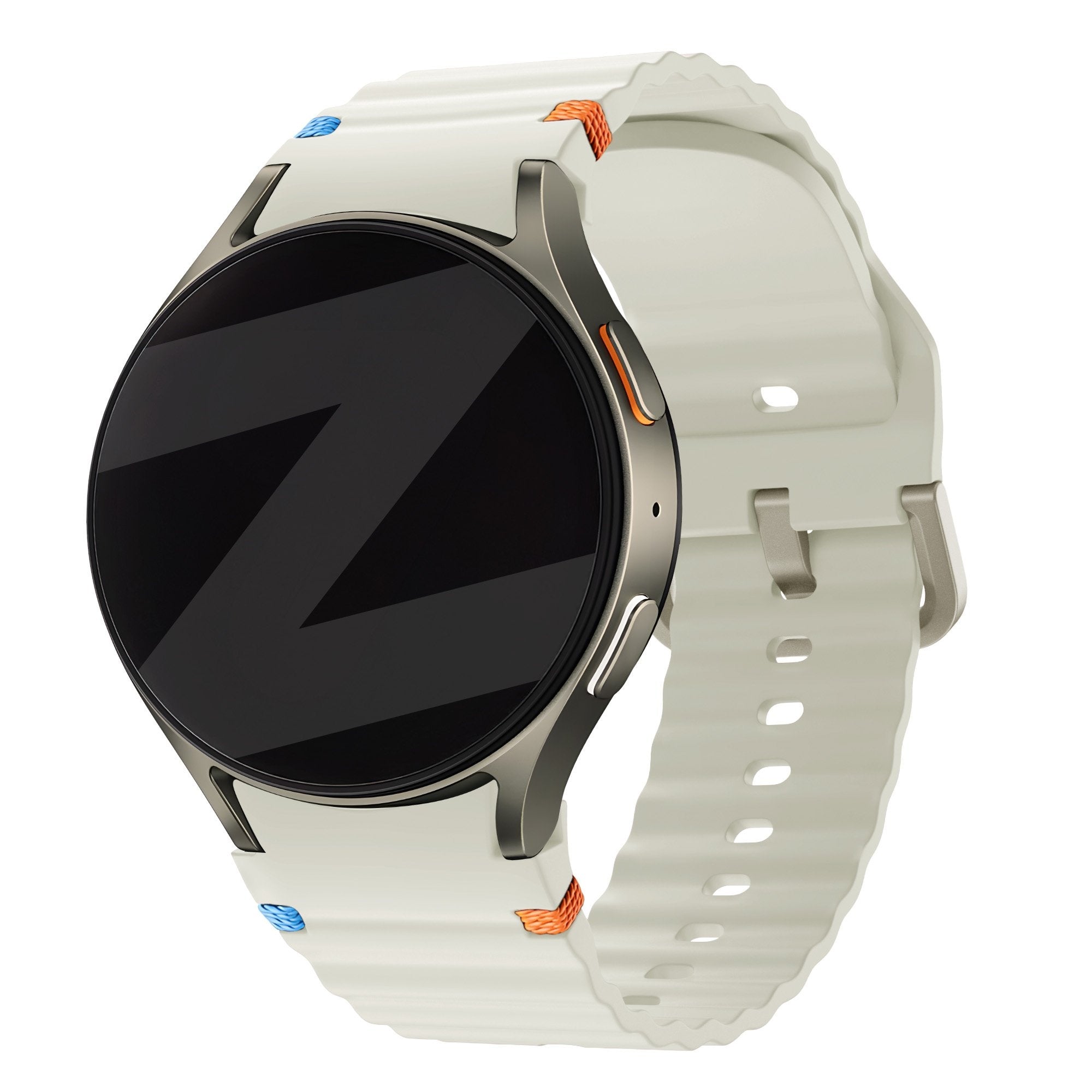 Bandz Samsung Galaxy Watch 6 Classic - 43mm Wave Strap 'Easy Fit' (Starlight)