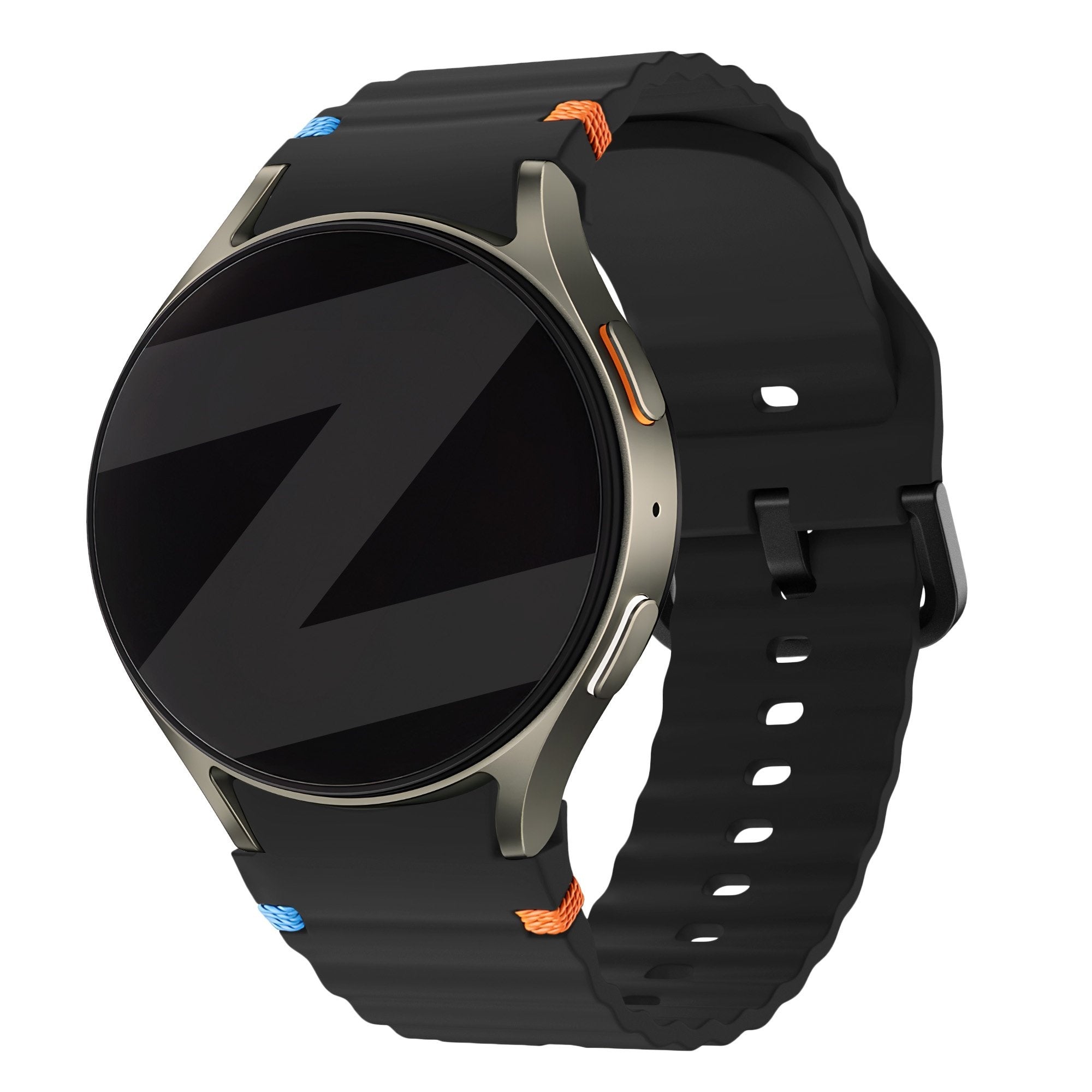 Bandz Samsung Galaxy Watch 7 - 44mm Wave Strap 'Easy Fit' (Black)