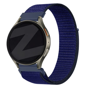 Bandz Gard Pro Health Smartwatch 3 - 48mm nylon band 'Easy fit' (blauw)