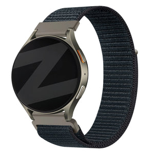 Bandz Correa nylon 'Easy Fit' Amazfit Bip U Pro (azul/gris