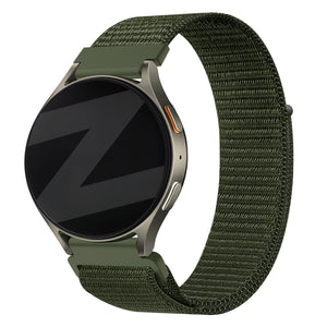 Bandz Huawei Watch GT 7 Pro Nylon Strap 'Easy Fit' (Green)