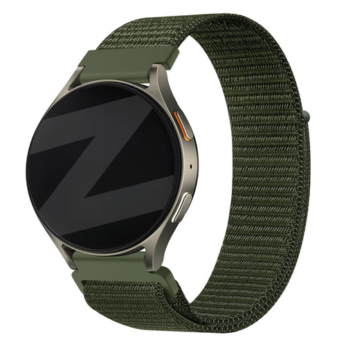 Bandz Huawei Watch GT 7 Pro Nylon Strap 'Easy Fit' (Green)