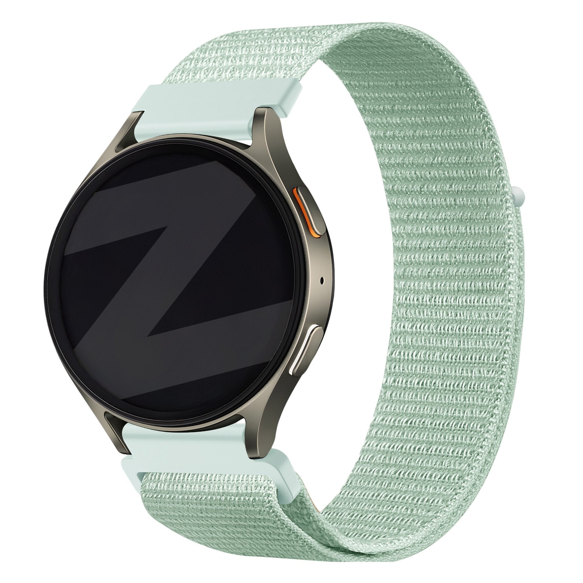 Bandz Samsung Galaxy Watch 42mm Nylon Strap 'Easy Fit' (Light Green)