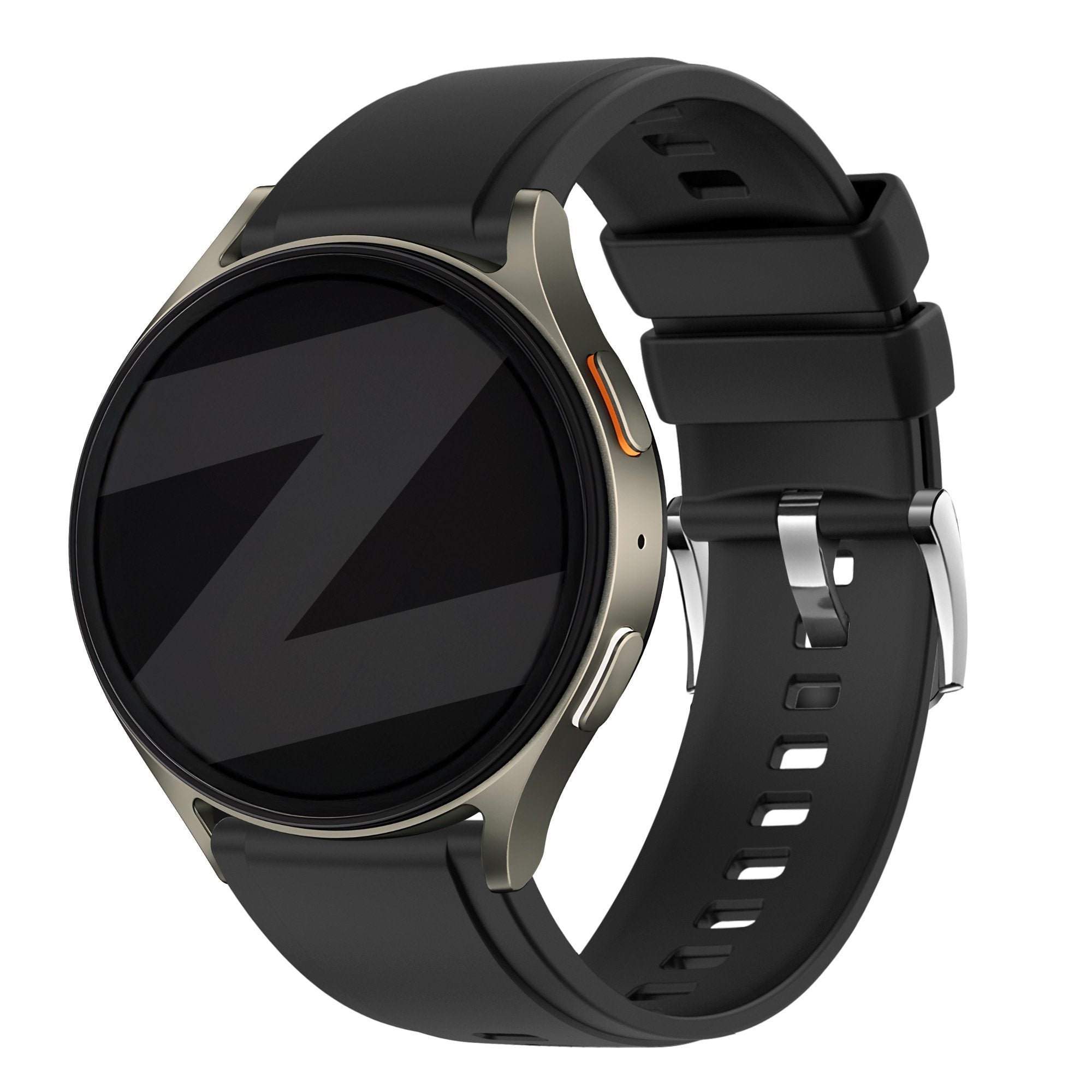 Bandz Samsung Galaxy Watch FE Silicone Strap 'Easy Fit' (Black)