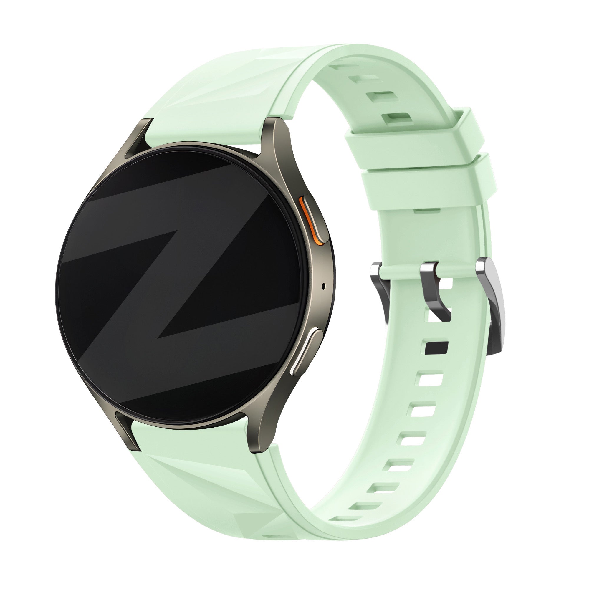 Bandz Withings Steel HR - 36mm Silikonarmband 'Easy Fit' (Hellgrün)