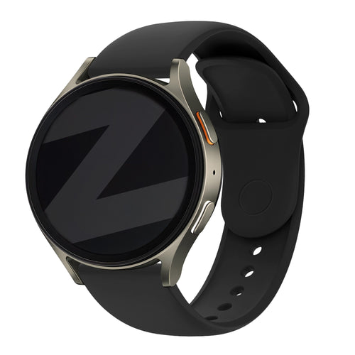 Bandz Samsung Galaxy Watch Active Sport Strap 'Easy Fit' (Black)