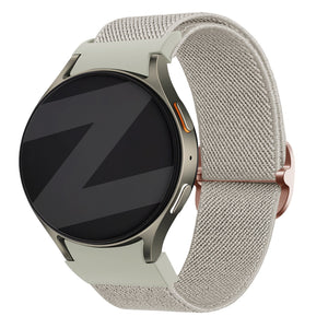 Bandz Samsung Galaxy Watch 7 - 44mm Elastic Strap 'Easy Fit' (Beige)