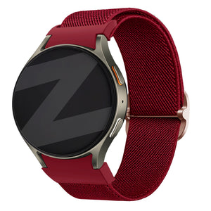 Bandz Samsung Galaxy Watch 7 - 44mm Elastic Strap 'Easy Fit' (Red)