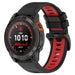 Correa deportiva con hebilla Garmin Approach S70 - 47mm (negro/rojo)