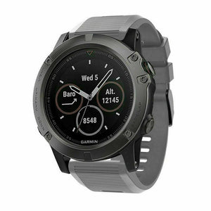 Garmin Tactix 8 - 51mm siliconen bandje (grijs)