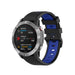 Garmin Quatix 3 / 6x / 7x Solar sport gesp band (zwart/blauw)