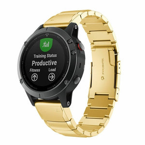 Bracelet acier Garmin Forerunner 955 (or)
