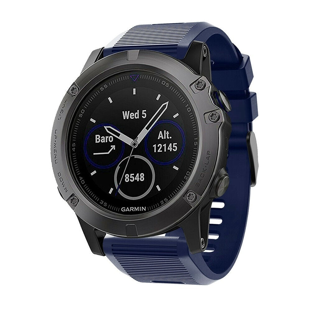Garmin Fenix 8 Pro - 51mm Silicone Strap (Dark Blue)