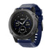 Garmin Quatix 3 / 6x / 7x Solar Silicone Strap (Dark Blue)