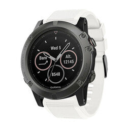 Garmin Instinct 3 - 50mm siliconen bandje (wit)