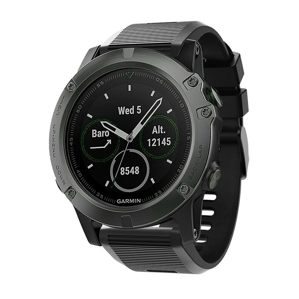 Garmin Fenix 8 Pro - 51mm Silikonarmband (Schwarz)