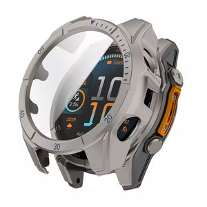 Garmin Fenix 8 - 47mm SOLAR Hartschale mit Glass (Titane/Blau)