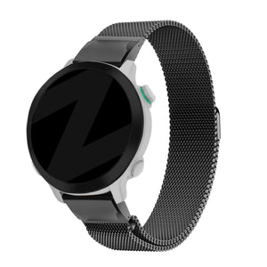 Bandz Garmin D2 Mach 2 - 47mm Milanese Loop Armband (Schwarz)
