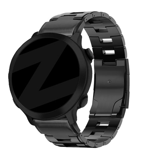 Bandz Garmin D2 Mach 2 - 47mm Titan Gliederarmband (Schwarz)