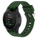 Garmin D2 Mach 2 - 47mm Glänzendes Silikonarmband (Armee Grün)