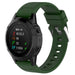 Bracelet silicone brillant Garmin Descent Mk3(i) - 43mm (vert militaire)