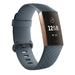 Correa silicona Fitbit Charge 3 (azul gris)