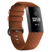 Fitbit Charge 3 Silikonarmband (Braun)