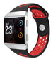 Fitbit Ionic Sportarmband (Schwarz/Rot)