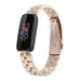 Bracelet acier Fitbit Luxe (champagne)
