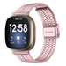 Fitbit Sense Edelstahlband (Rosa)