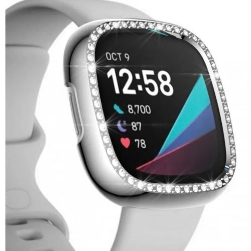 Fitbit Sense Diamond PC Hülle (Schwarz)