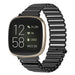 Fitbit Versa 3 Stahl-Loop Armband (Schwarz)