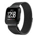 Correa milanesa Fitbit Versa (negra)