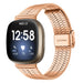 Bracelet acier inoxydable Fitbit Versa 3 (or rose)   
